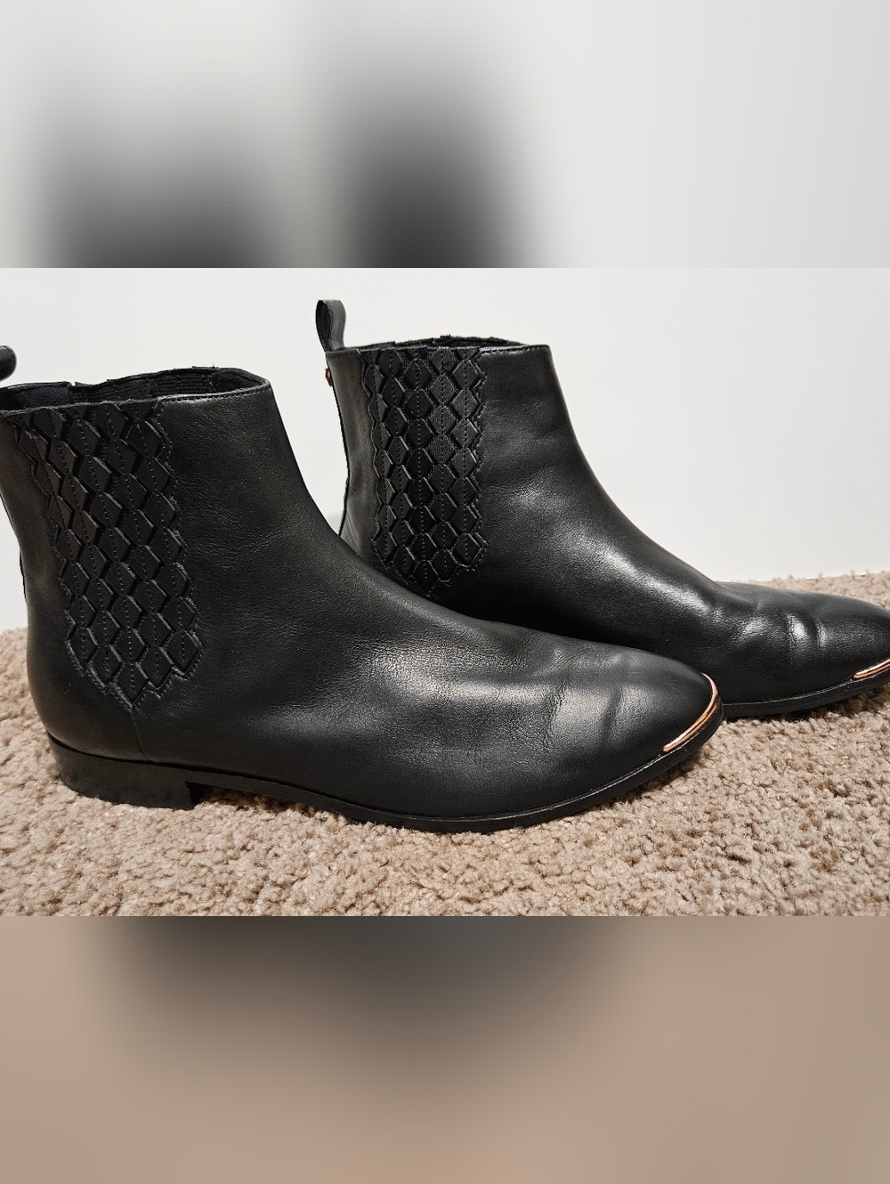 Ted Baker Chelsea Boots Black Leather  | Trendy - Picture 3 of 11